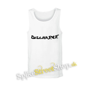 DISCHARGE - Logo - biele pánske tielko