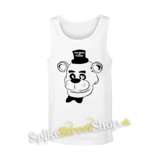 FIVE NIGHTS AT FREDDY´ S - Freddy Fazbear - biele pánske tielko