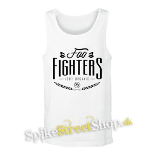 FOO FIGHTERS - 100 % Organic - biele pánske tielko