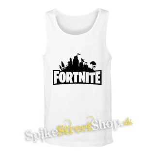 FORTNITE - Logo - biele pánske tielko