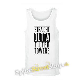 FORTNITE BATTLE ROYALE - Straight Outta Titlted Towers - biele pánske tielko