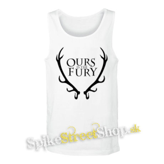 GAME OF THRONES - OURS IS THE FURY - Logo - biele pánske tielko