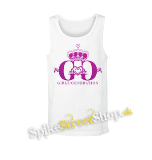 GIRLS´ GENERATION - Pink Logo - biele pánske tielko