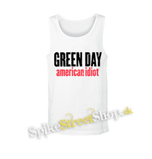 GREEN DAY - American Idiot Slogan - biele pánske tielko