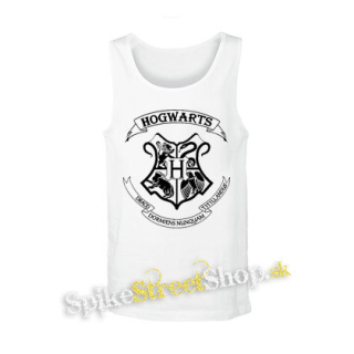 HARRY POTTER - Hogwarts Crest - biele pánske tielko