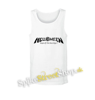 HELLOWEEN - Keeper Of The Seven Keys part I Logo - biele pánske tielko