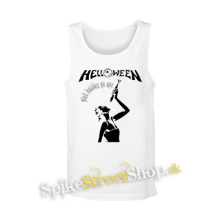 HELLOWEEN - Pink Bubbles Go Ape - biele pánske tielko