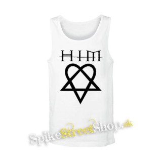 HIM - Heartagram & Logo - biele pánske tielko