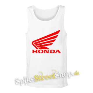 HONDA - Red Logo - biele pánske tielko
