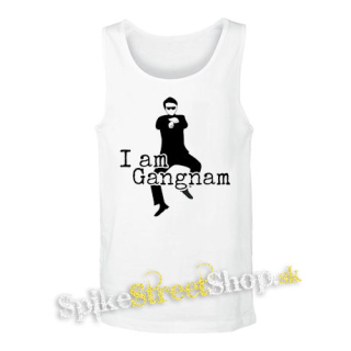 I AM GANGNAM - biele pánske tielko