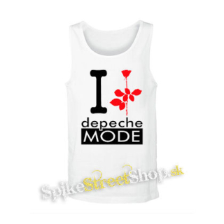 I LOVE DEPECHE MODE - biele pánske tielko