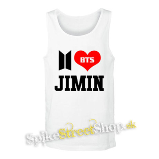 I LOVE JIMIN - Bangtan Boys - biele pánske tielko