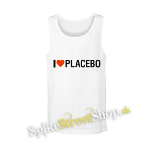 I LOVE PLACEBO - biele pánske tielko