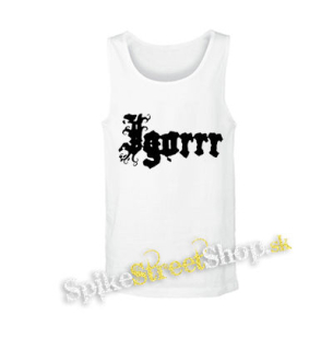 IGORRR - Logo - biele pánske tielko