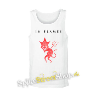 IN FLAMES - Devil - biele pánske tielko