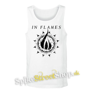IN FLAMES - Sign - biele pánske tielko