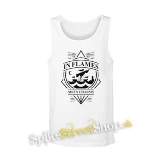 IN FLAMES - Siren Charms - biele pánske tielko