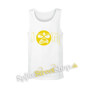 IRON MAIDEN - I Love Iron Maiden Yellow Eddie - biele pánske tielko