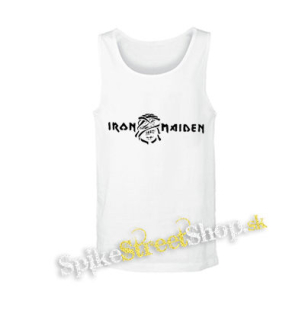IRON MAIDEN - Logo Motive 2 - biele pánske tielko
