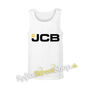 JCB - Logo - biele pánske tielko