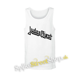 JUDAS PRIEST - Classic Logo - biele pánske tielko