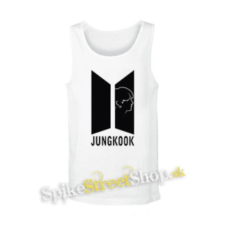 JUNGKOOK - BTS Logo & Portrait - biele pánske tielko