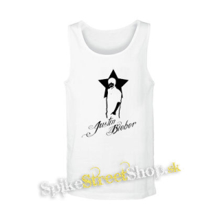 JUSTIN BIEBER - Star Portrait - biele pánske tielko