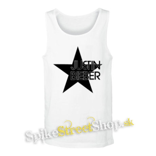JUSTIN BIEBER - Star - biele pánske tielko