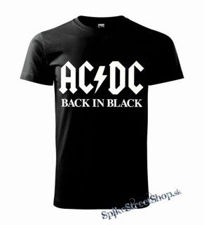 AC/DC - Back In Black - pánske tričko