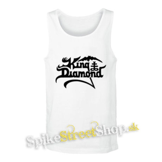 KING DIAMOND - Logo - biele pánske tielko