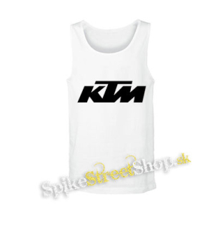 KTM - Logo - biele pánske tielko
