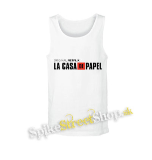LA CASA DE PAPEL - Original Netflix Series - biele pánske tielko