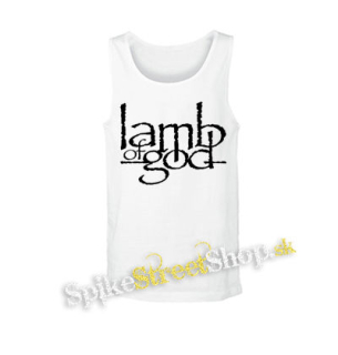 LAMB OF GOD - Logo - biele pánske tielko