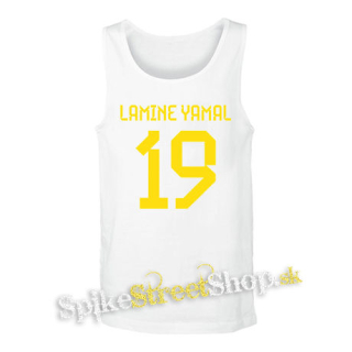 LAMINE YAMAL - 19 - biele pánske tielko