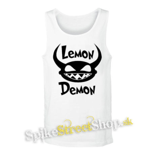 LEMON DEMON - Logo White - biele pánske tielko