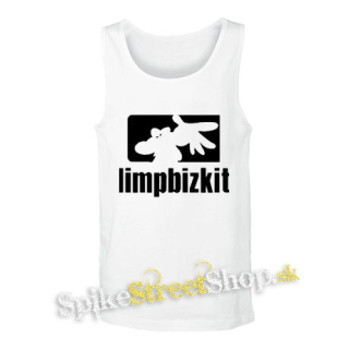 LIMP BIZKIT - Spray Logo - biele pánske tielko