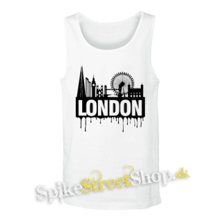 LONDON - biele pánske tielko
