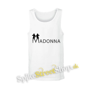 MADONNA - Logo - biele pánske tielko