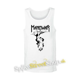 MANOWAR - Hell On Stage - biele pánske tielko