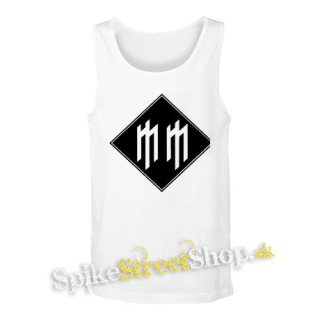 MARILYN MANSON - Logo Initials - biele pánske tielko