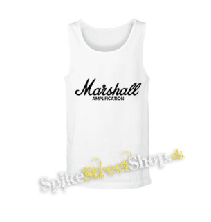 MARSHALL - Logo Amplification - biele pánske tielko