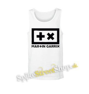 MARTIN GARRIX - Logo Crest - biele pánske tielko