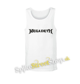 MEGADETH - Logo Final 2026 - biele pánske tielko