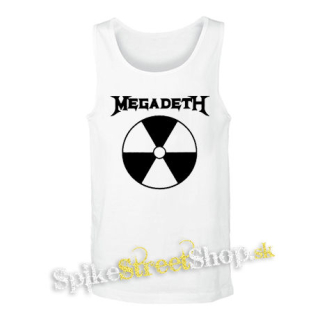 MEGADETH - Radioactivity Logo - biele pánske tielko