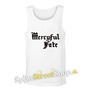 MERCYFUL FATE - Logo White - biele pánske tielko