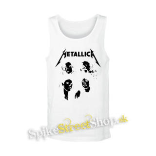METALLICA - Band Justice Time - biele pánske tielko