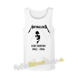 METALLICA - Cliff Burton 1962-1986 - biele pánske tielko