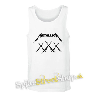 METALLICA - Lightning - biele pánske tielko