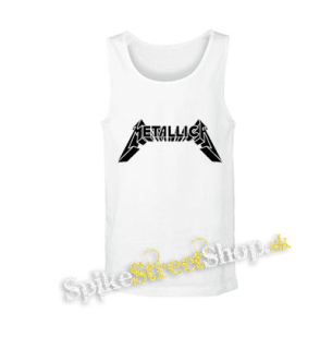 METALLICA - Master Of Puppets Logo 2 - biele pánske tielko