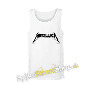 METALLICA - Master Of Puppets Logo 3 - biele pánske tielko